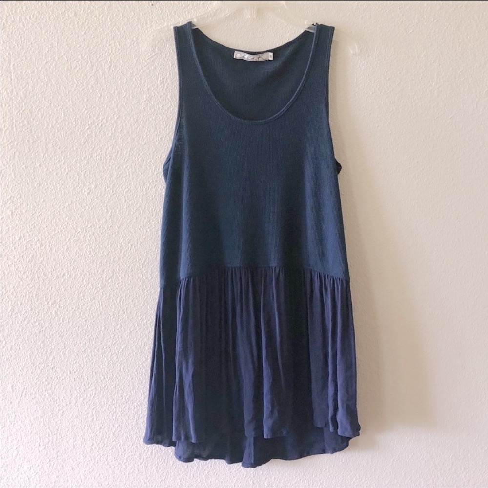 Chloe  K Nordstrom blue Tank top